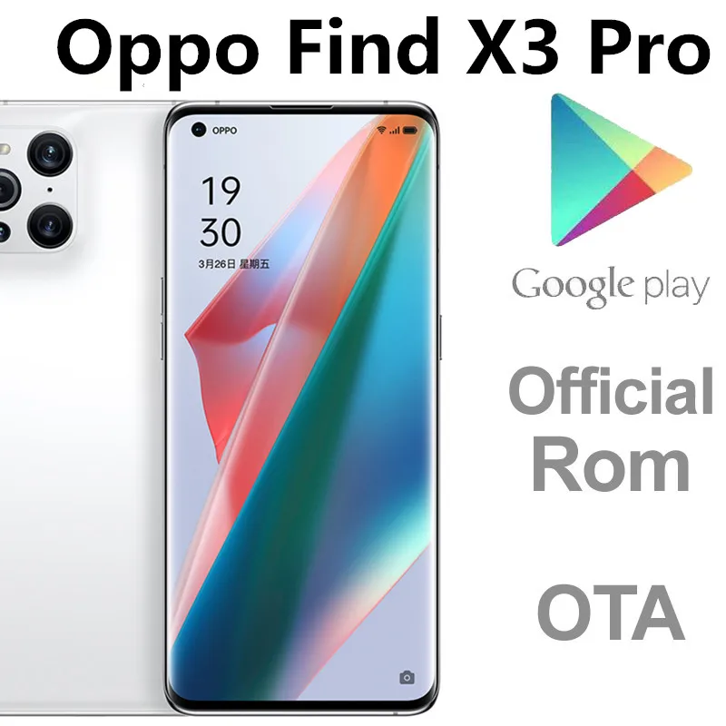 Быстрая доставка DHL Oppo Find X3 Pro 5G смарт-телефон Snapdragon 888 12 Гб Оперативная память 256 ГБ