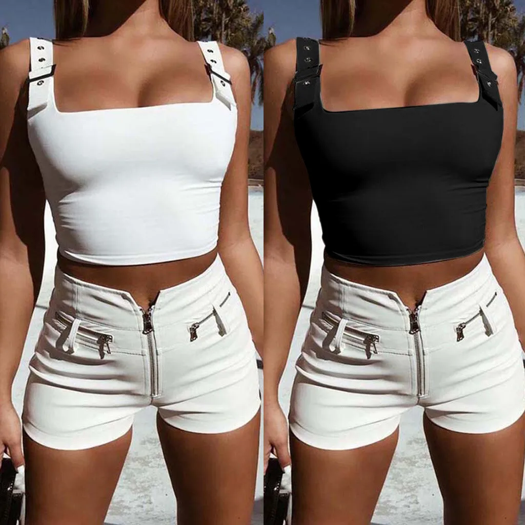 Женский сексуальный топ мода 2020 хит новинка вырез лодочкой металлические