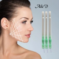 distributor wanted 19g 100mm w l blunt cannula needle 6d cog fios de pdo thread lift for face lifting korea