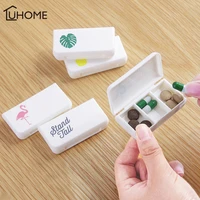 mini pill case medicine boxes 3 grids travel home medical drugs tablet empty container home holder cases jewelry storage box