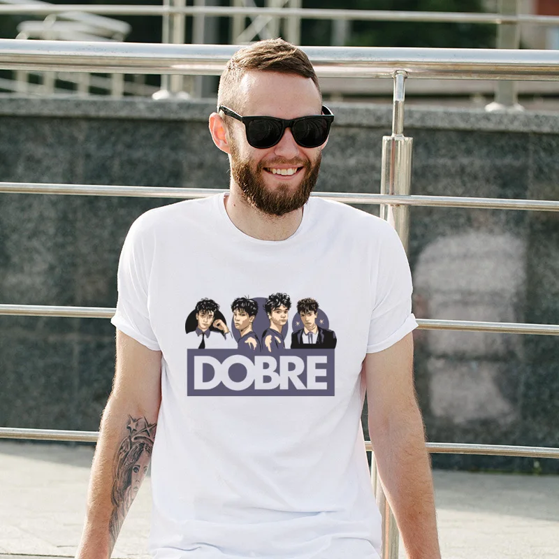 

Hot Sale Dobre Personalized Fashionable Tee-Shirts Autumn Men T-Shirt Europe Funny Tee Shirt Boyfriend Gift