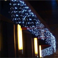 5m christmas string lights droop 0 4 0 6m garden street outdoor decorative fairy light led curtain icicle garland string lights