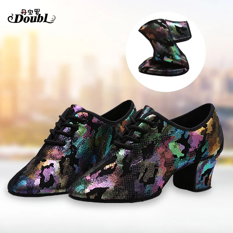 Модные новые стильные удобные всесезонные танцевальные туфли вальс
