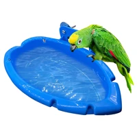 2 in 1 bird baths tub bowl basin parrot cage hanging bathing box feedboxes bird feeder drinker for birds feeding accessories