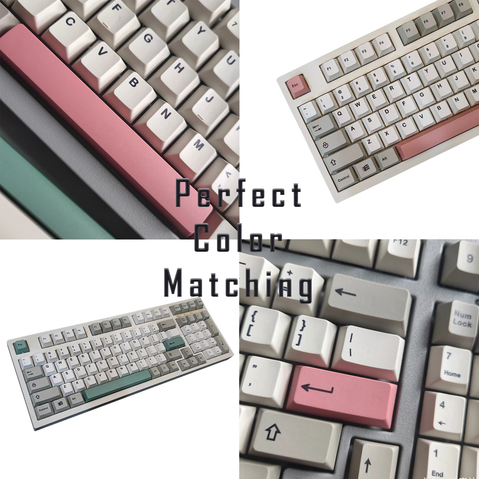 

PBT 9009 3-Color Theme Sublimation Keycap, Cherry Height, Retro Personalized, Compatible with 60%/65%/70%/80%/90%100% Keyboard