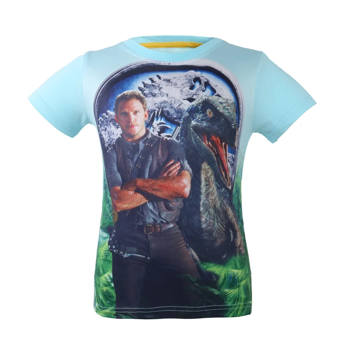 Lol/футболка для маленьких девочек летние топы с динозавром Мир Юрского периода 2