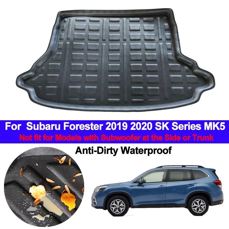 

Для Subaru Forester 2019 2020 SK Series MK5 Автомобильный задний багажник, грузовой вкладыш, багажник, напольные ковры, поднос, коврик, коврик, автостайлинг