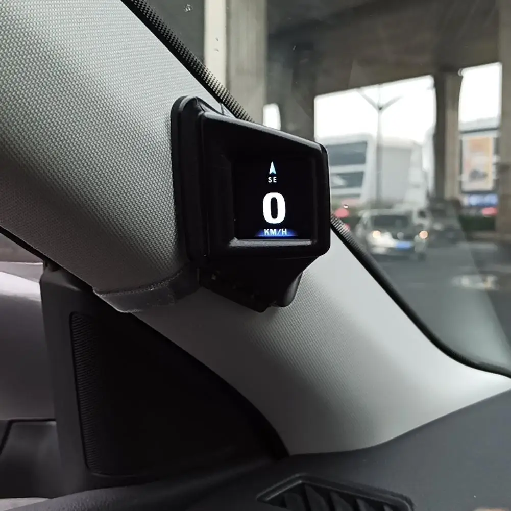 Автомобильный цифровой Hud GPS прибор для измерения скорости с ЖК экраном 2 дюйма и