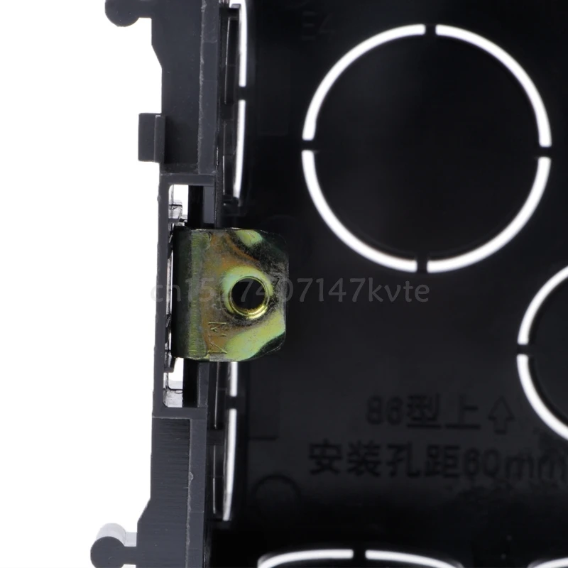 Черная настенная Кассета из ПВХ 86 типов для розетки|Боксы| |