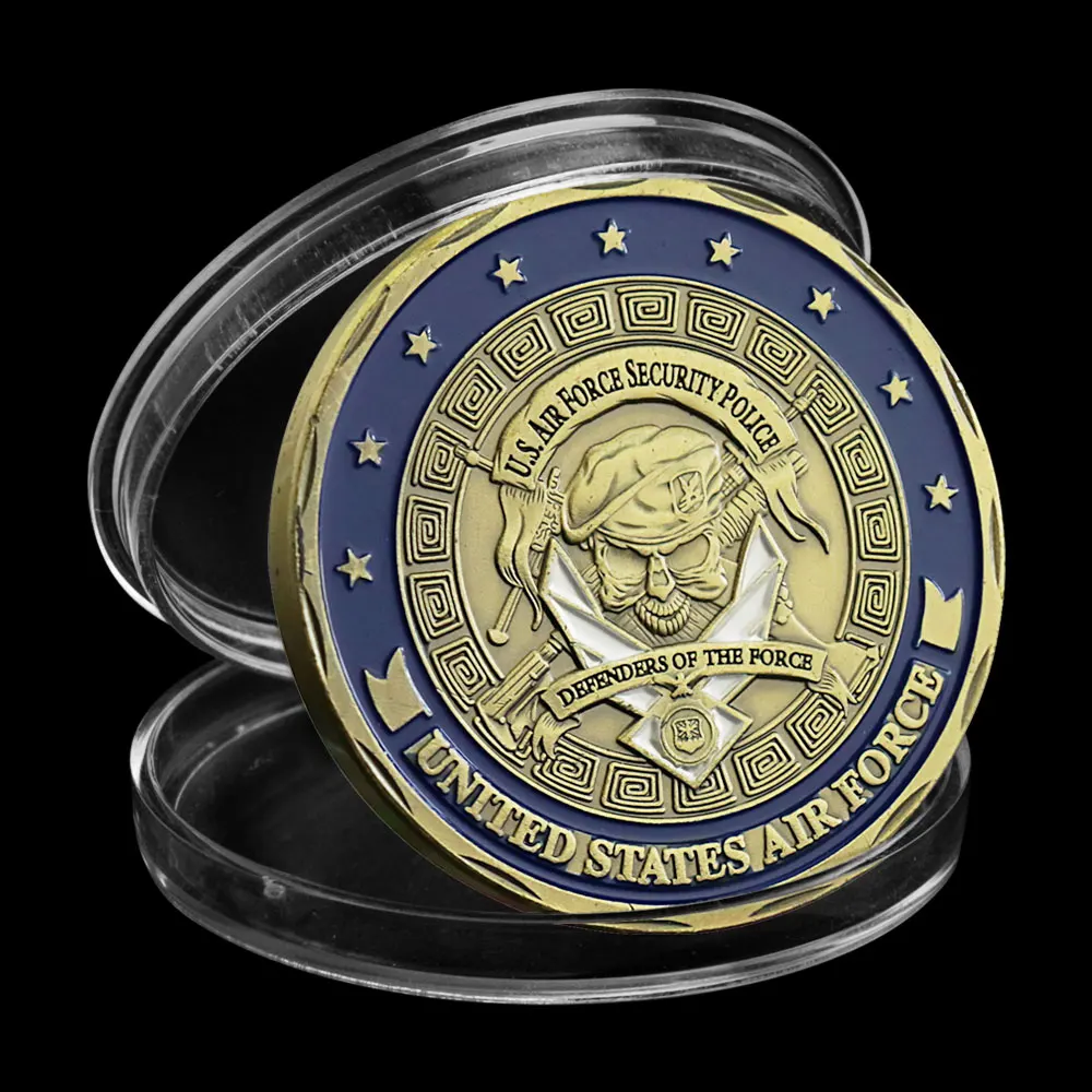 Сувениры службы безопасности США военно-воздушные силы бронзовые монеты