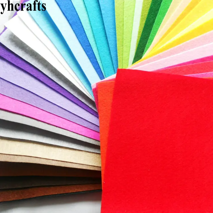40PCS/LOT.A4 1mm 40 color Felt sheets Non-woven fabric cloth Creativity developing Crafts material Early learning educational | Игрушки и