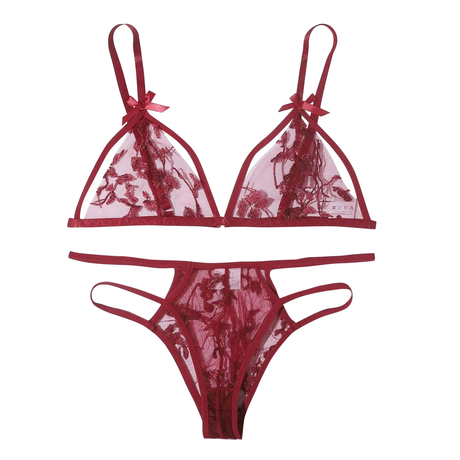 

Plus Size New Underwear Hot Erotic Women's Sleepwear Porno Lace Sexy Lingerie G-string Thong Bra Transparent Temptation Babydoll