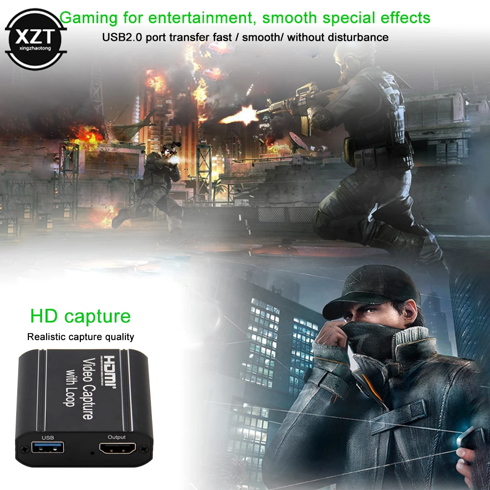 Вход 4K HDMI Совместимость Карта видеозахвата USB 2 0 Захват Настольная игра Запись