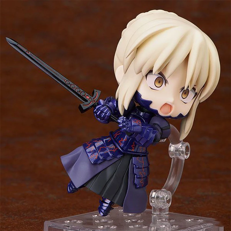 Фигурки аниме fate stay night Arturia Pendragon Alter saber 363 # ПВХ 10 см экшн-фигурка Q.ver Коллекционная