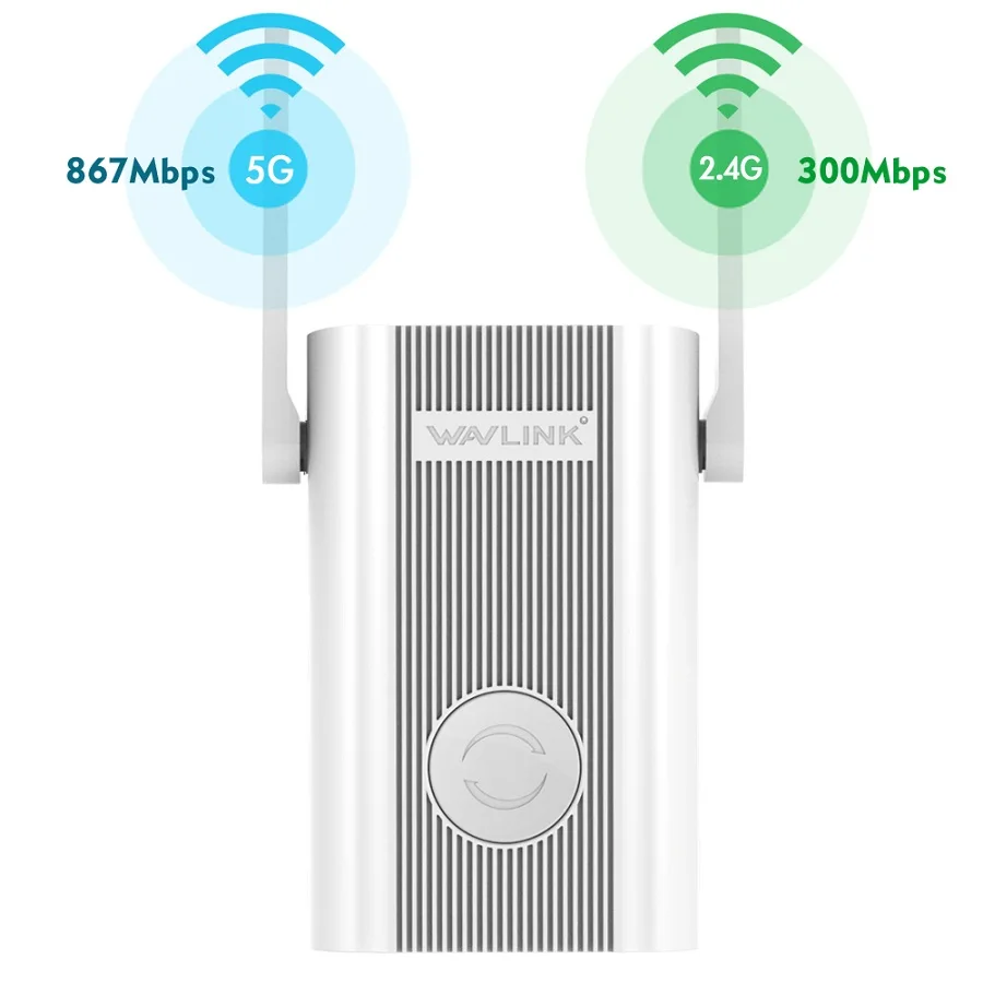 1200mbps repeater Wavlink Беспроводной Wi-Fi ретранслятор с высоким коэффициентом усиления антенна wifi маршрутизатор/точка доступа WPS Wi-Fi диапазон расширитель Усилитель сигнала Усилитель - Цвет: 1200mbps repeater