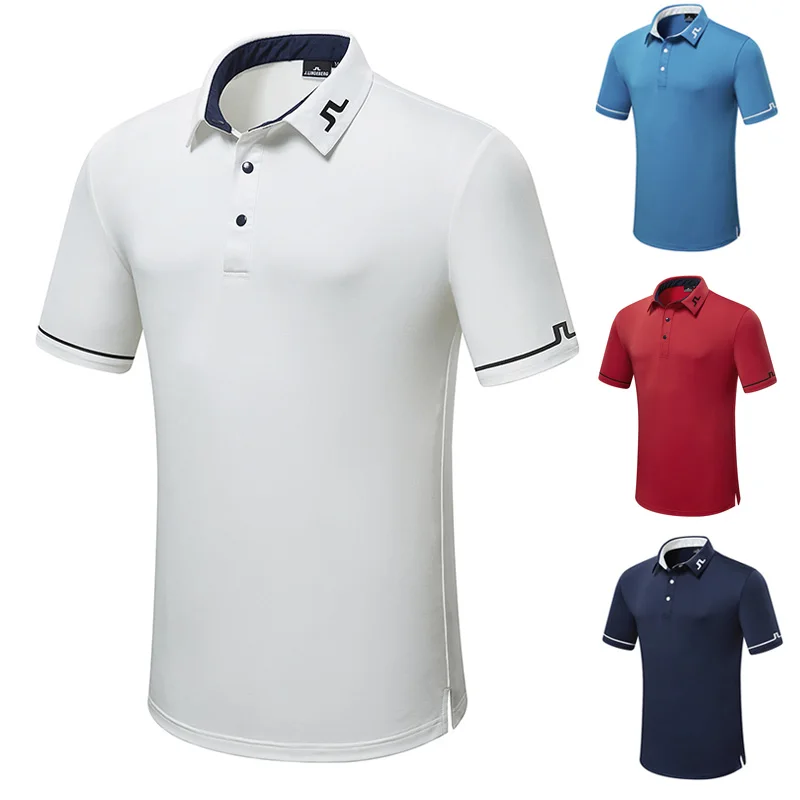 

Summer Golf Wear Men's Short-Sleeved T-shirt Quick-Drying Breathable Sweat-Absorbent POLO Shirt