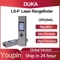 xiaomi youpin duka ls p 40m laser range finder mini usb charging range finder high precision areaangle measurement rangefinder