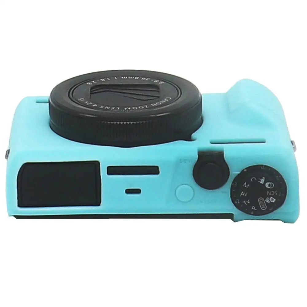 Soft Silicone TPU Skin Body Rubber Camera Case Bag Full Cover for Canon PowerShot G7 X Mark III G7XIII G7X3 Digital ONLY | Электроника