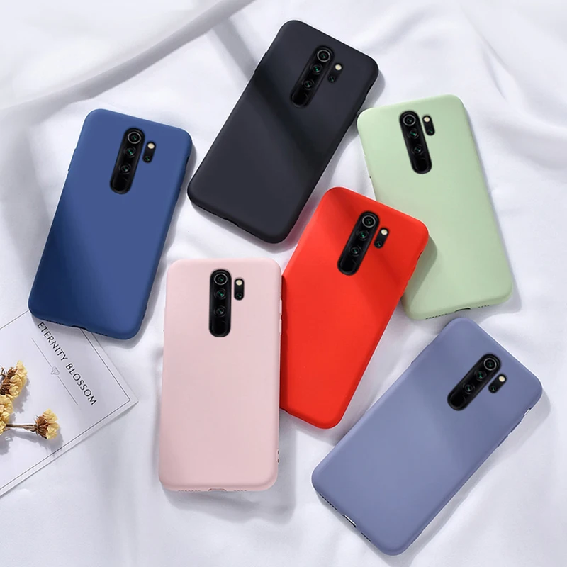 Для Xiaomi Redmi Note 8 Pro Чехол-бампер противоударный ТПУ жидкий силиконовый чехол для Redmi Note 8 Coque Note8T 8T Redmi 8 8A чехол