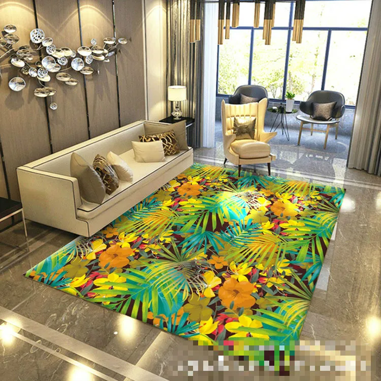 

New Landscape Printing Carpet Rectangular Modern Living Room Carpet Mats Living Room Decoration Bedroom Decor Rugs Floor Mat