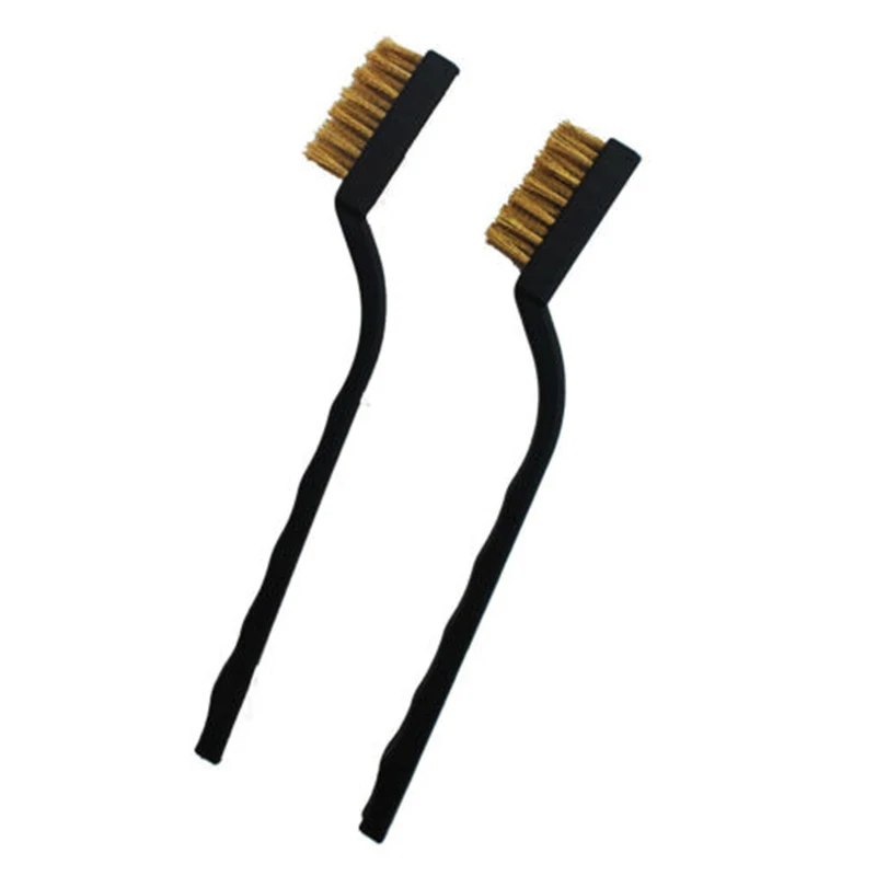 

6pcs Stainless Steel Wire Brushes Cleaning Tooth Brush Style Dust Remover Tools