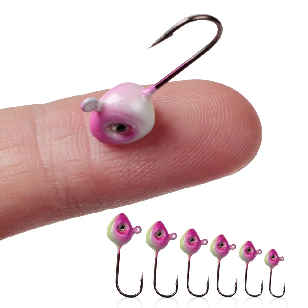 CASTFUN 0.5g 1Г 2Г сети 3g 4g 5g 10 шт./лот рыболовные снасти ведущая рыбу джиг HeadAccessories крюк