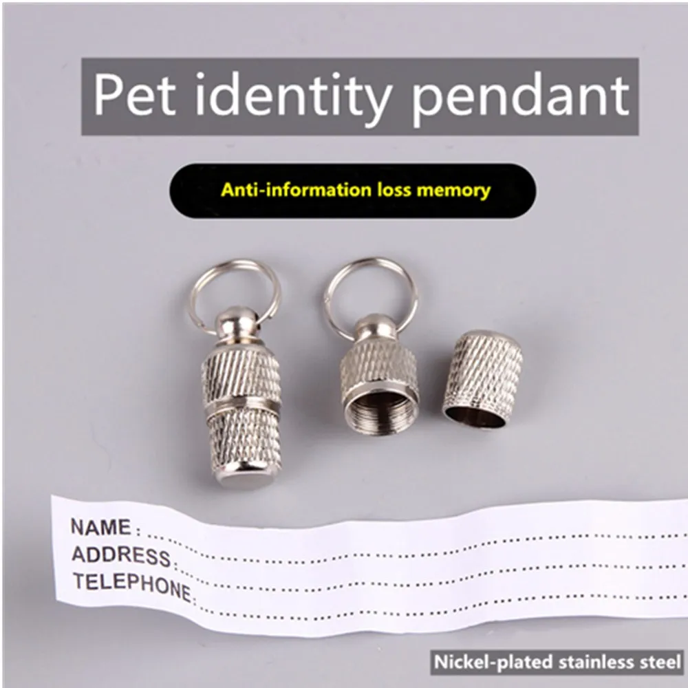 1 шт. собачий ошейник для домашних животных с защитой от потери идентификационный