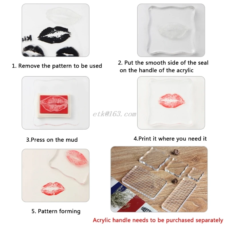 1 шт. прозрачный силиконовый фотоальбом для скрапбукинга сделай сам|Наборы счета|