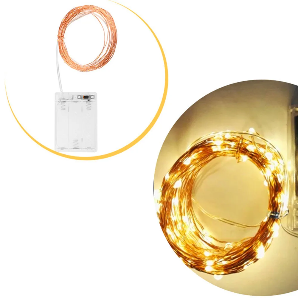 

Led String Light 10M/32.8ft with 100 LEDs Copper Wire Starry Fairy Lights for Christmas Wedding Party Decoration