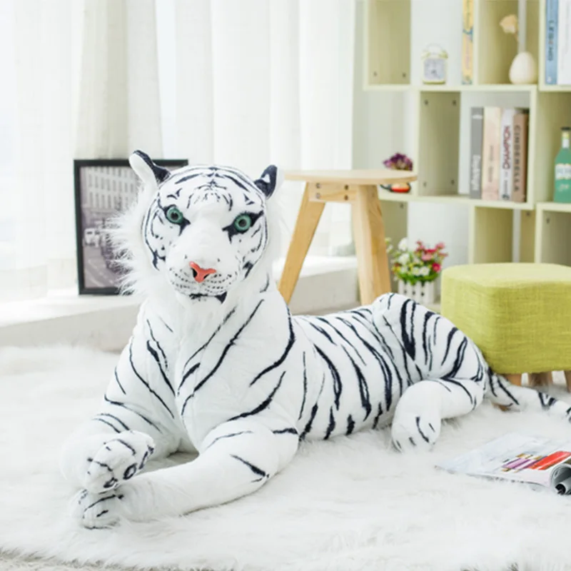 

Plush Toy Hot Real Life Tiger Soft Stuffed Animals Doll Baby Kids Holiday Gifts Soft Stuffed Toys Model Gifts Toys for Children