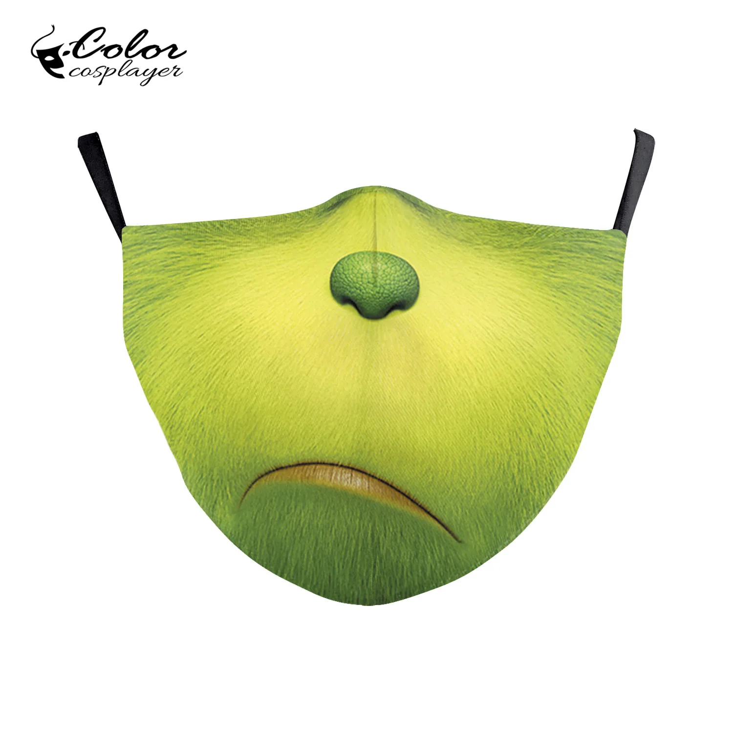 Цветная маска для косплеера с забавным лицом животного милая принтом собаки