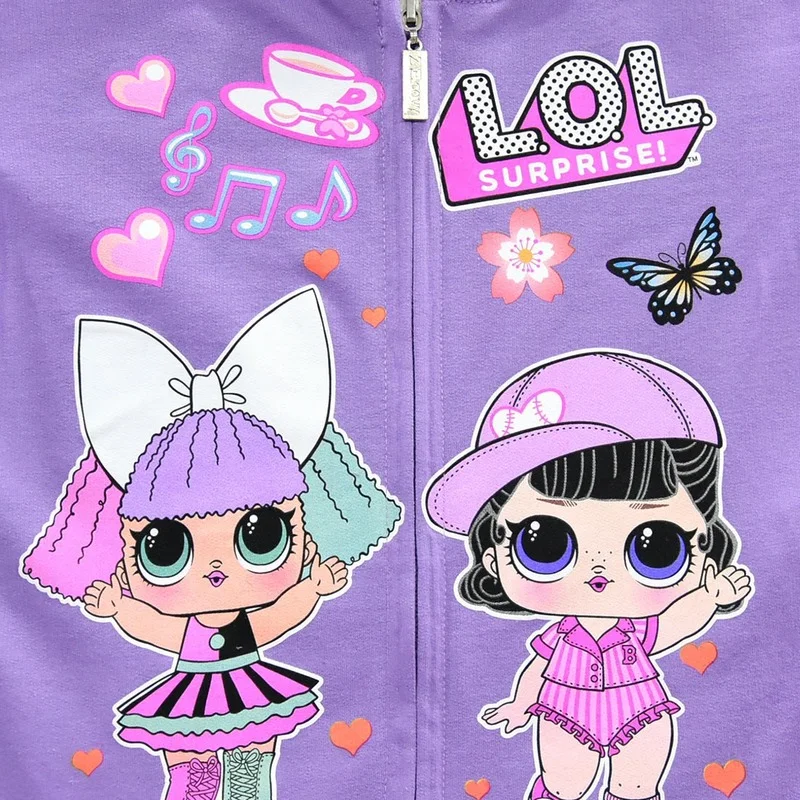 

Lol Surprise Doll New Girl Cartoon Spring and Autumn Coat Girl Hooded Cardigan Doll Girl Hooded Winter Coat Girls Winter Clothes