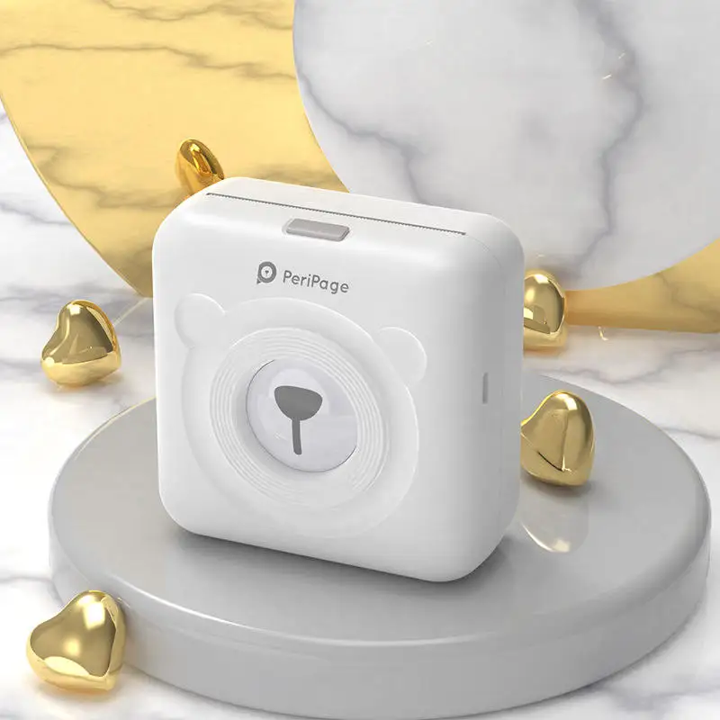 Мини Портативный термопринтер для фото Карманный фотопринтер 57 мм печать