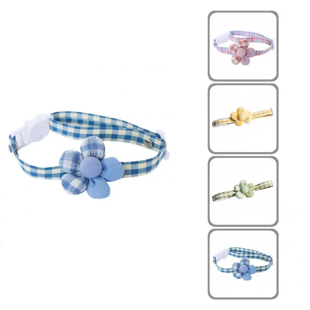 

Durable Practical Festival Decoration Pet Collar Adjustable Kitten Collar Elegant Pet Product