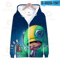 leon children sweatshirts clothes zip up hoodies kids spike crow hoodie star tops for child mr p tops clothes gift