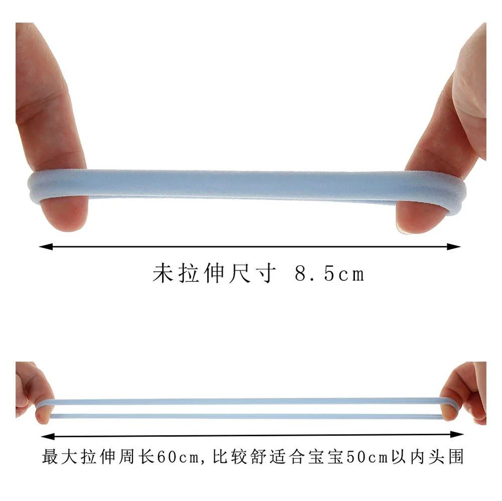 Повязка на голову детская эластичная нейлоновая шириной 1 см 10 шт./лот | Детская