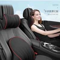 car air permeable seat cushion back waist pillow waist cushion car car head pillow waist support set