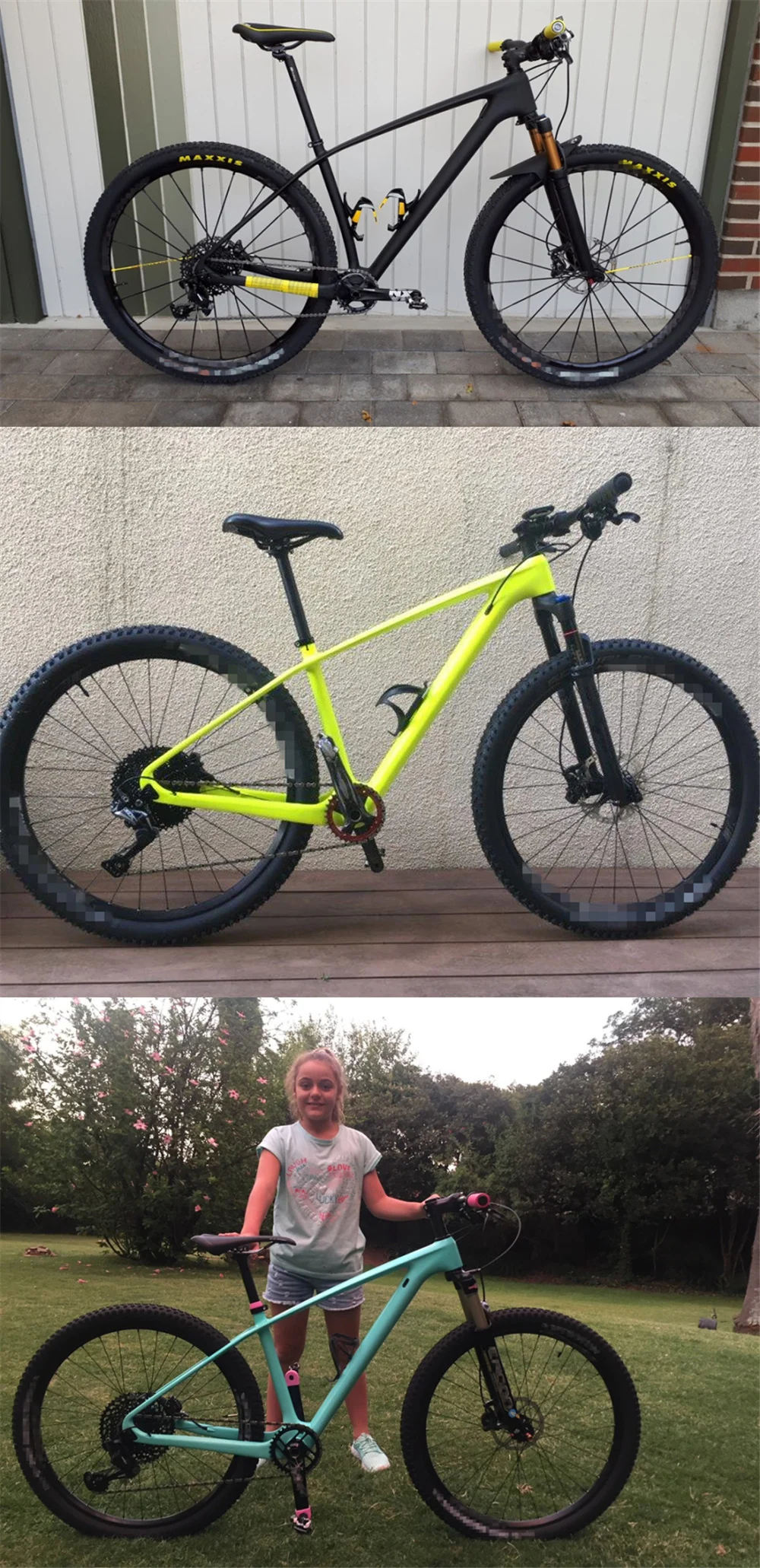 Winowsports дешевые 27,5 er и 29er карбоновая горная рама mtb 650b 15 17 19 21 дюймов UD черная и хамелеоновая таможенная краска