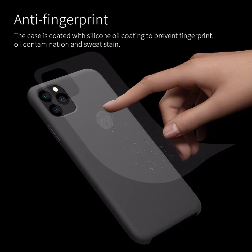 10 шт./лот защитный чехол Nillkin Flex Pure для iphone 11 pro 5,8 дюймов жидкий силиконовый резиновый противоударный чехол для телефона