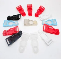 12pcs diy silk stockings buckle sexy underwear hosiery clips garment trimming plastic buckle for garment accessories 12mm