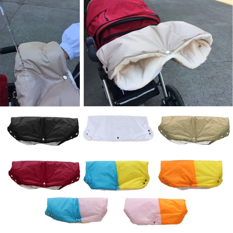 

Kids Winter Warm Stroller Gloves Pushchair Hand Muff Waterproof Pram Accessory Baby Buggy Clutch Cart Fleece Gloves G2AE