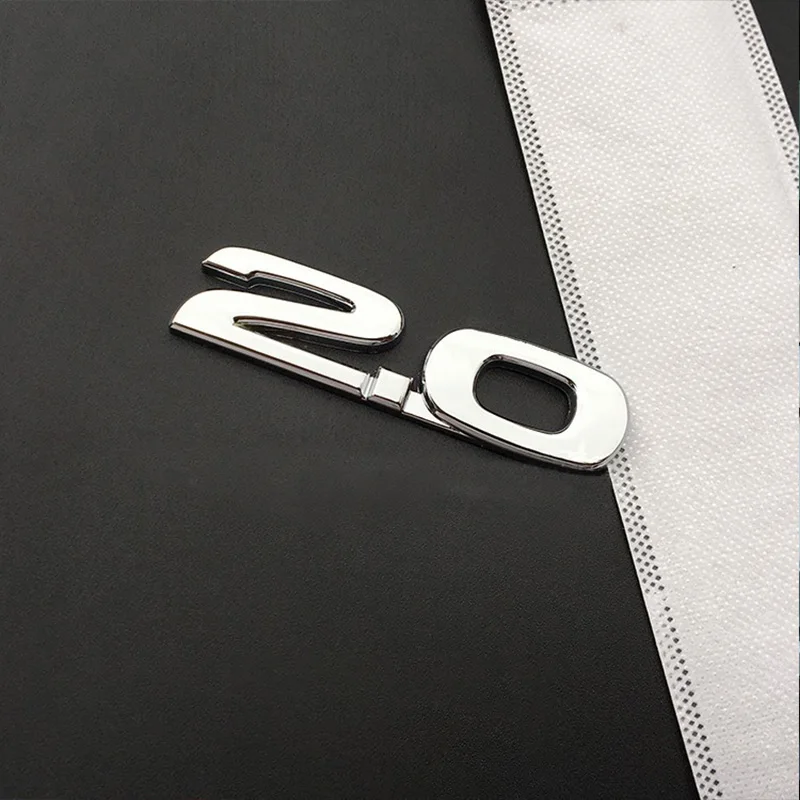 Металлическая 3d-эмблема Awd 2 0 5 для заднего багажника автомобиля логотип наклейка