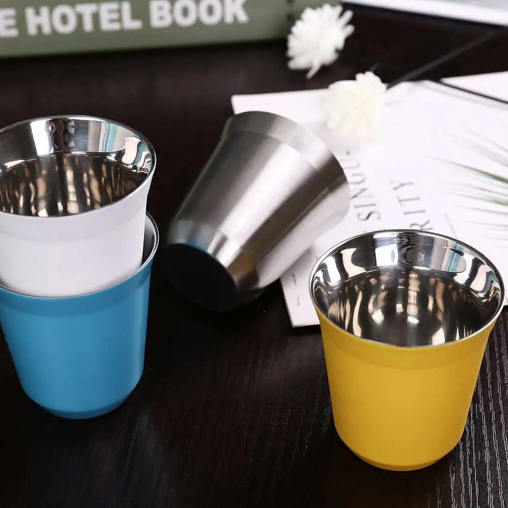 

Кружки для эспрессо из нержавеющей стали, 80 мл, 304