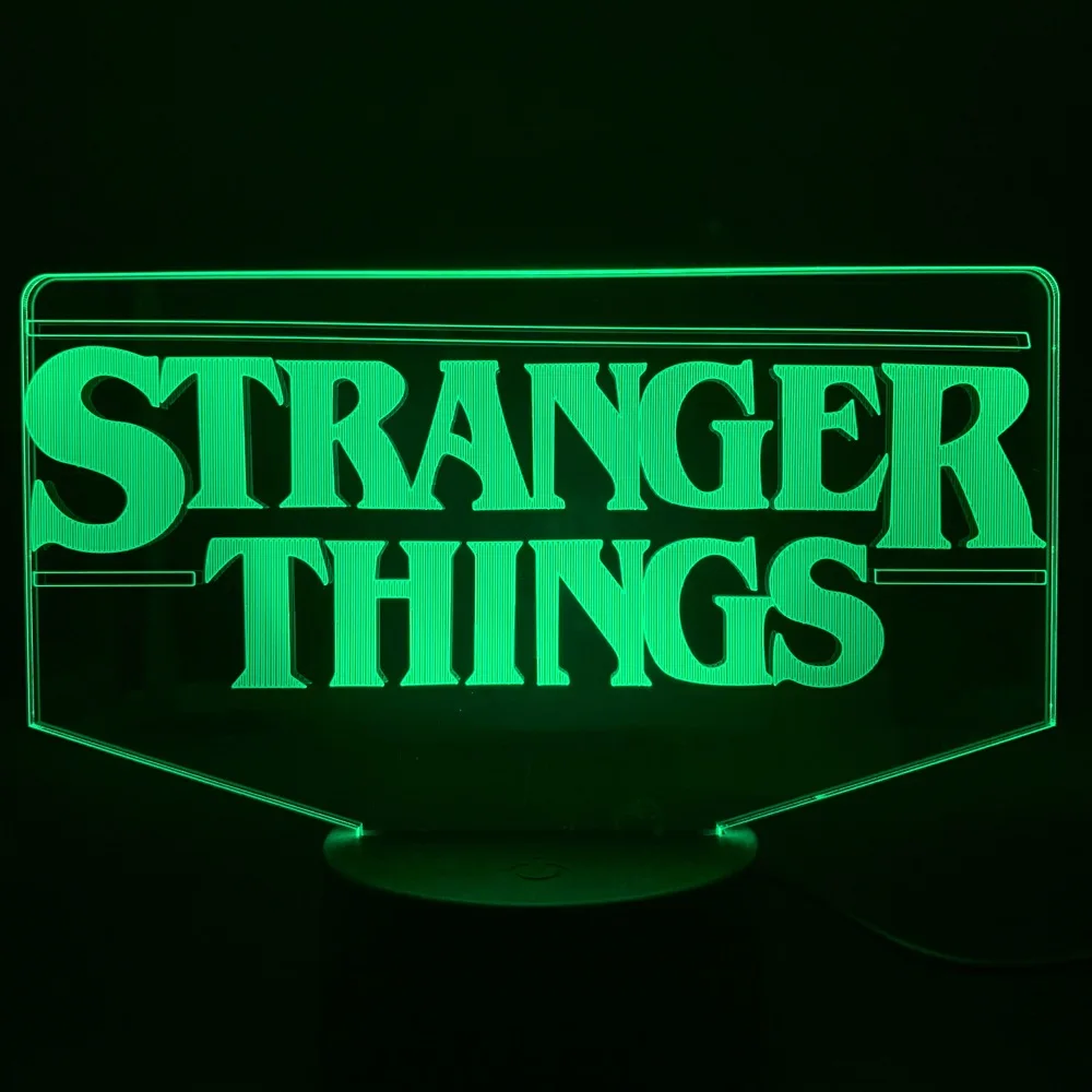 

The TV Show Stranger Things 3D Lamp Lovely Gift for Baby for Room Decorative Battery Operated Dropship Led Night Light Lamp