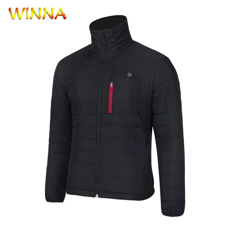 Зимнее электрическое Отопление куртка мужская осень-зима короткий пуховик