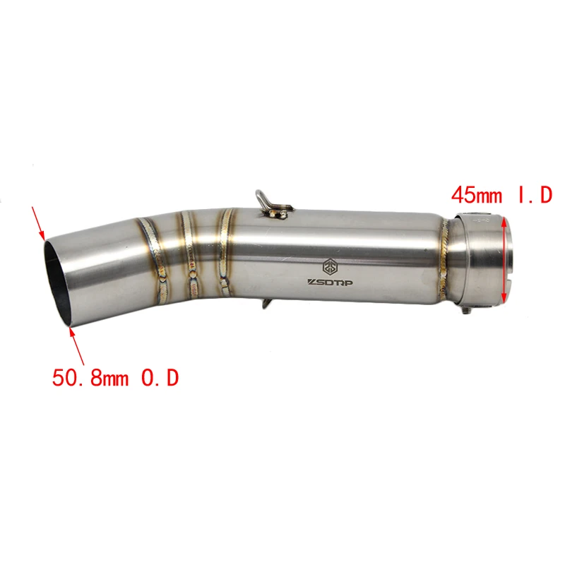 ALCON-Racing средняя выхлопная труба мотоцикла Link Pipe 50 8 MM для HONDA CBR500 2012-2014 без