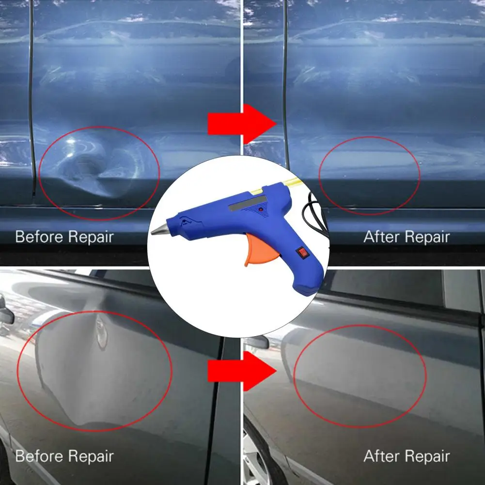 melhor Kit Extrator Dent Paintless Danos Removedor T-forma Reparação Dent Kit Levantador Para Carros