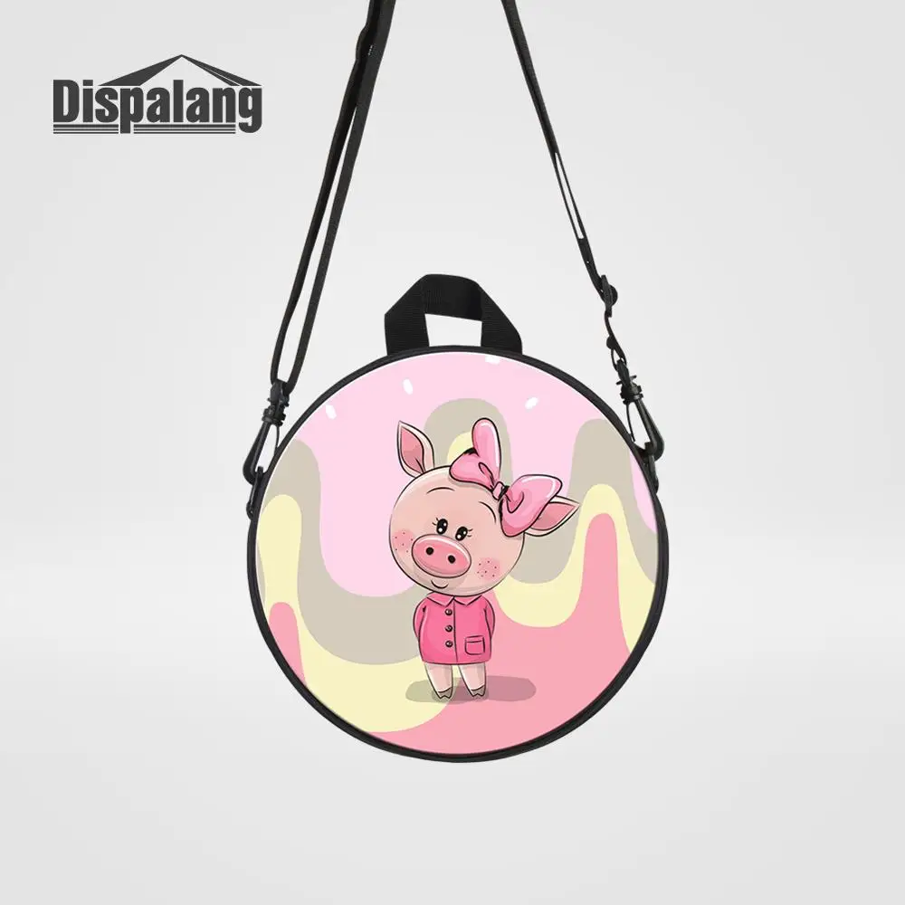 Backpack34 Dispalang новые Мультяшные детские сумки-мессенджеры с принтом лисы для девочек милые животные круглые Rugtas детские мини сумки через плечо - Цвет: Backpack34