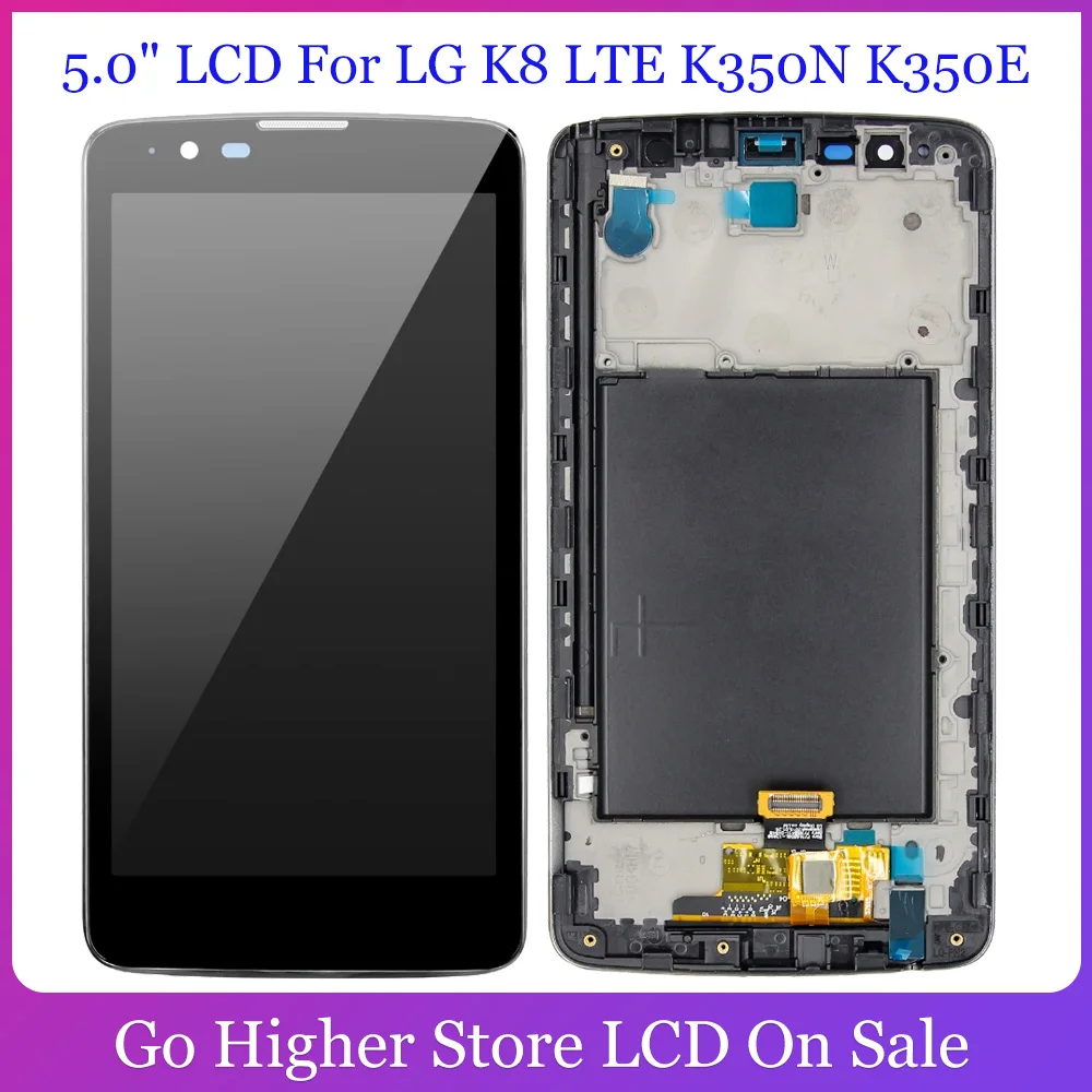 ЖК дисплей 5 0 дюйма для LG K8 LTE K350N K350E K350DS K350 дигитайзер с сенсорным экраном в сборе