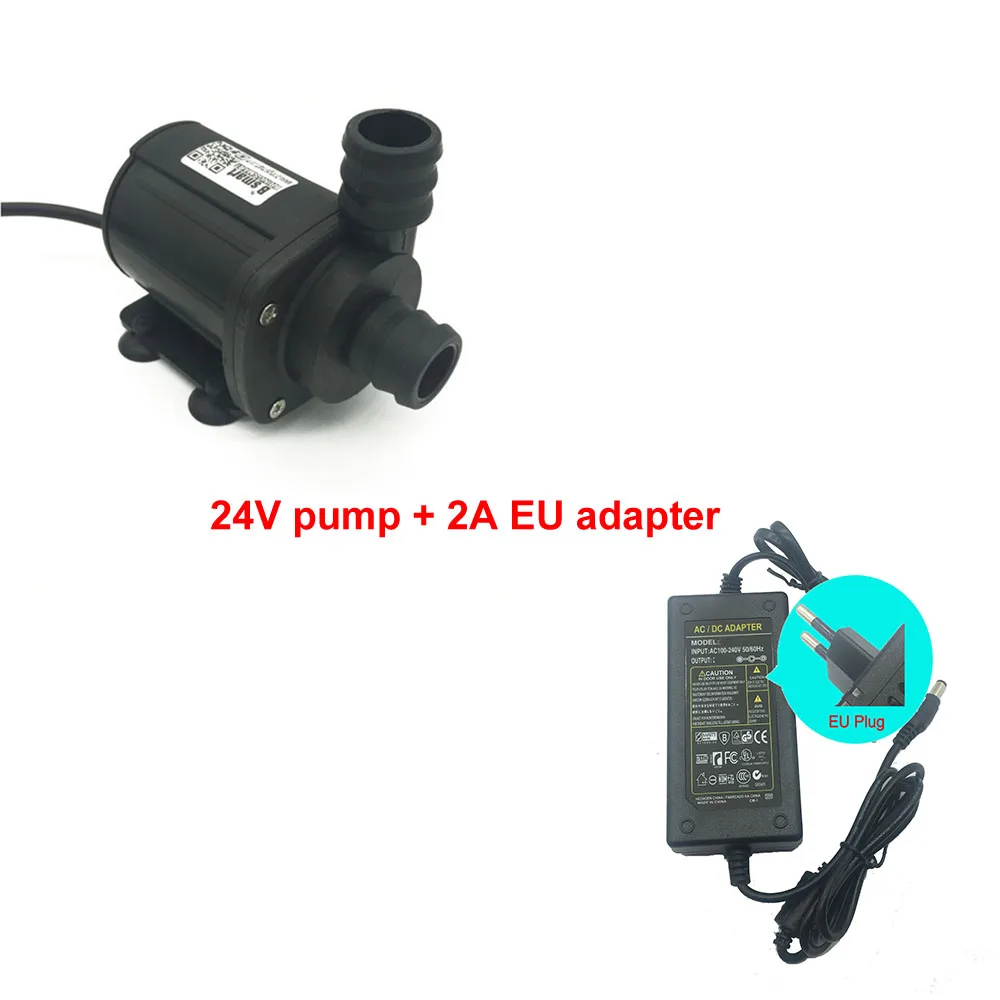 SR1000A маленький погружной насос 12V морская вода аквариум циркуляции 24V DC водяной